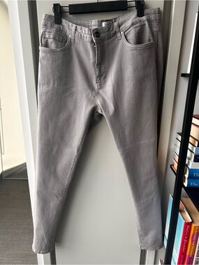Men's Slim Fit Gray Jeans
